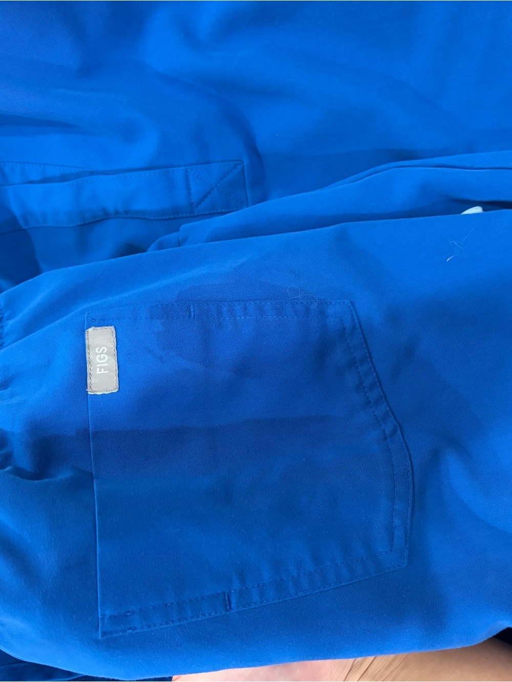 Figs Men’s Bright Royal Blue Lightweight Shirt Jacket
